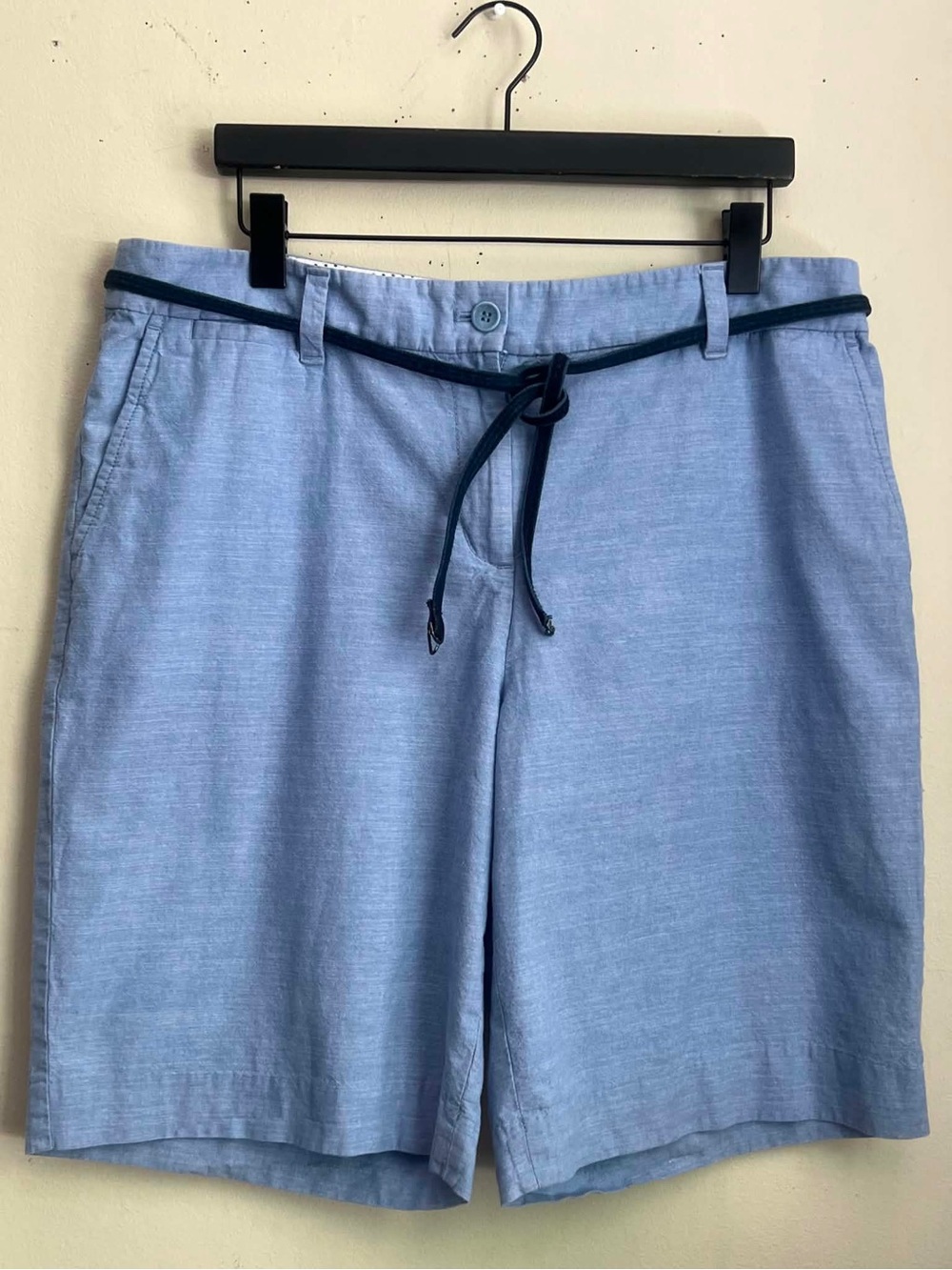 Talbots Light Blue Bermuda Cotton Shorts